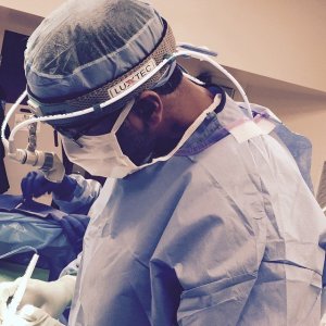 Dr. Agnihotri performing surgery