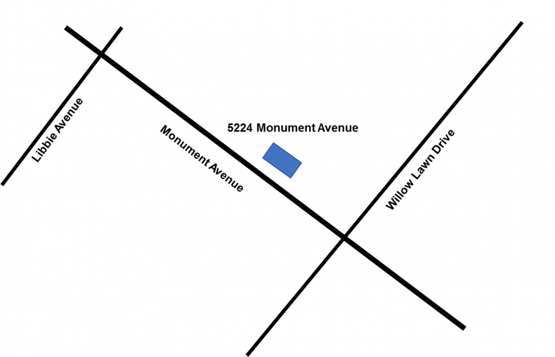 Map of Monument Office