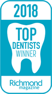 2018 Top Dentists Winner Richmond Magazine