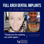 Before and after case - Full arch dental implants